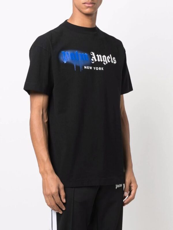Palm Angels Sprayed logo-print T-shirt - Image 3