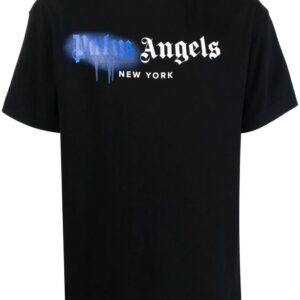 Palm Angels Sprayed logo-print T-shirt