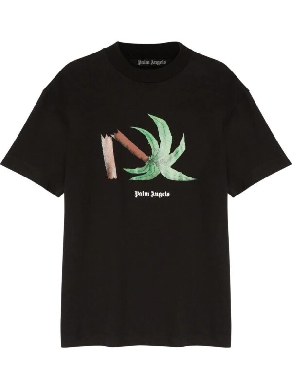 Palm Angels  Broken Palm print T-shirt