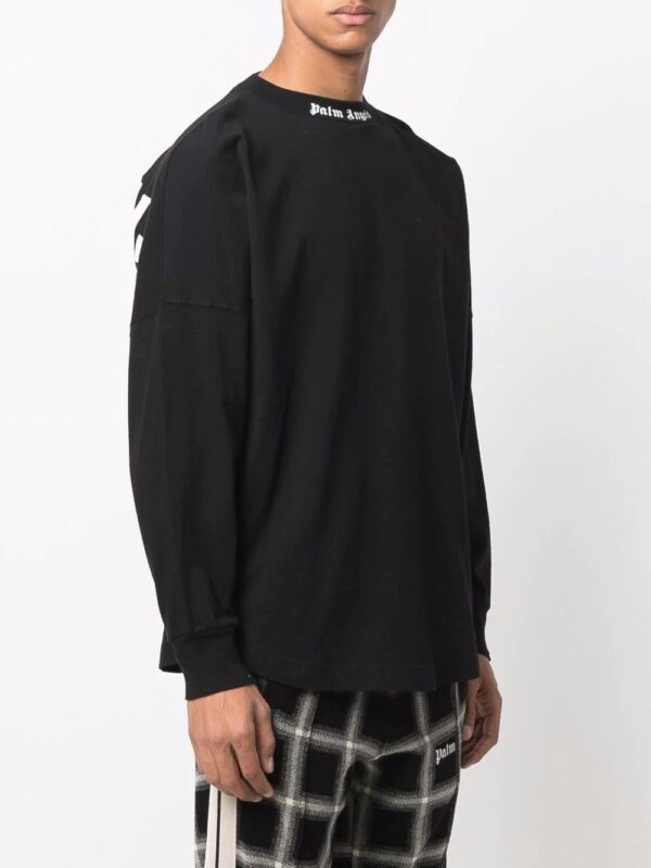 Palm Angels  logo-print long-sleeve T-shirt - Image 4