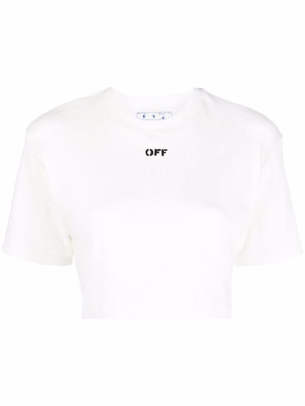 Off-White  Off-stamp cropped T-shirt