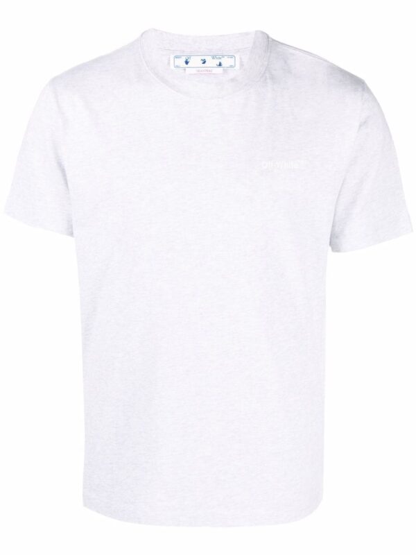 Off-white Wave Diag-print T-shirt