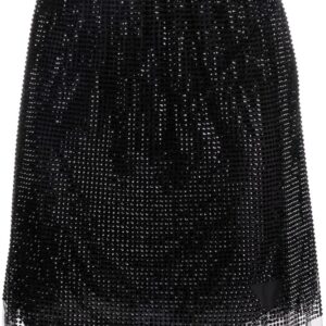 Prada  crystal-embellished tulle skirt