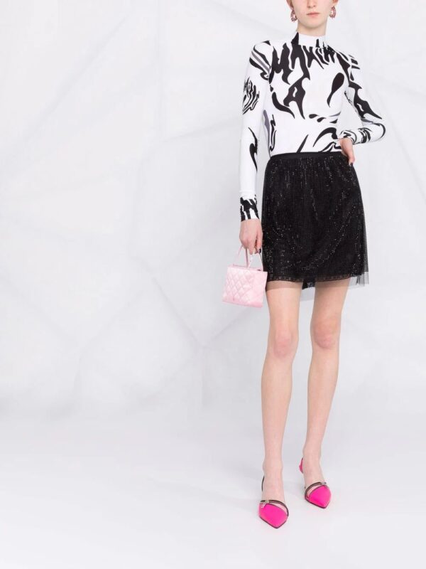 Prada  crystal-embellished tulle skirt - Image 2