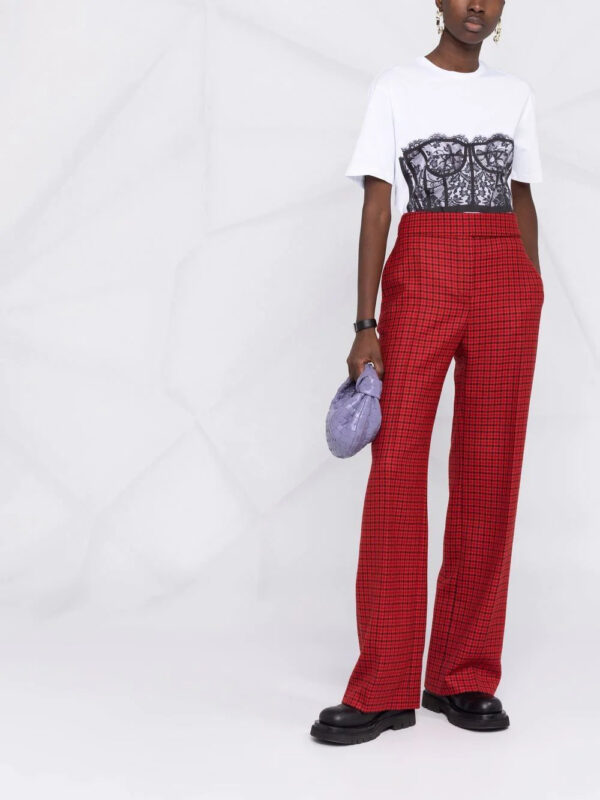 Alexander McQueen  lace corset T-shirt - Image 2