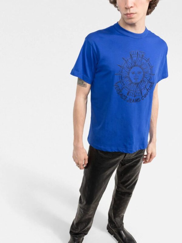 Versace Jeans Couture  Sun Garland cotton T-shirt - Image 3