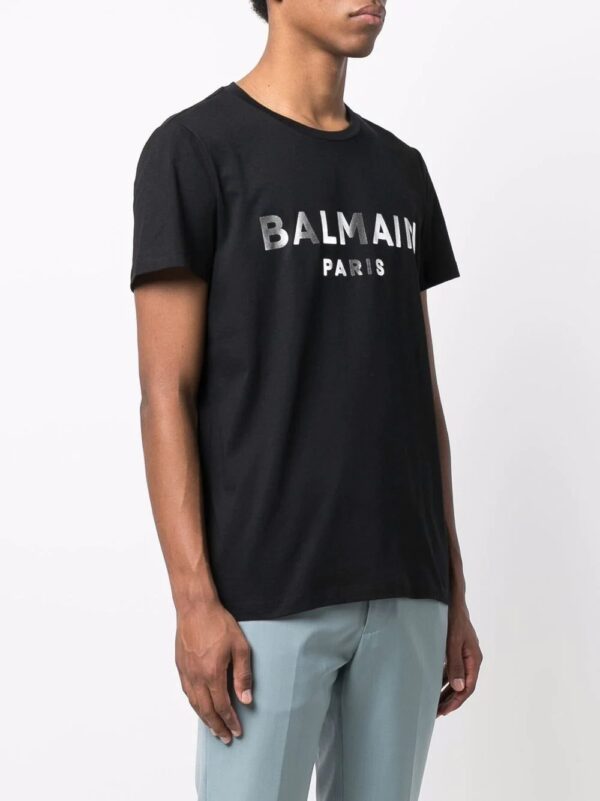 Balmain  logo print T-shirt - Image 3