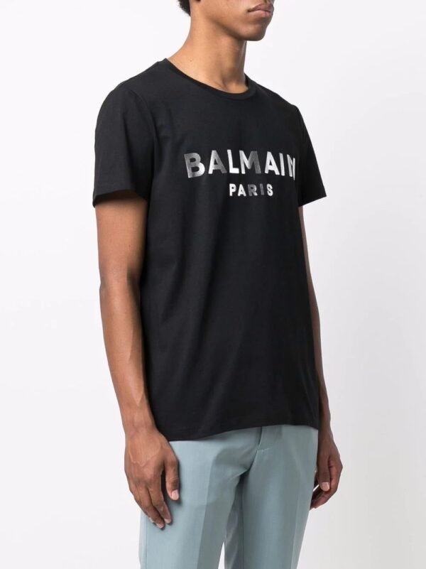 Balmain  logo print T-shirt - Image 3