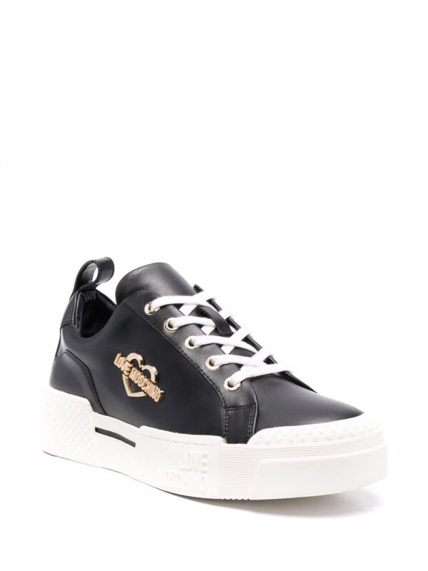 Love Moschino logo plaque sneakers - Image 2