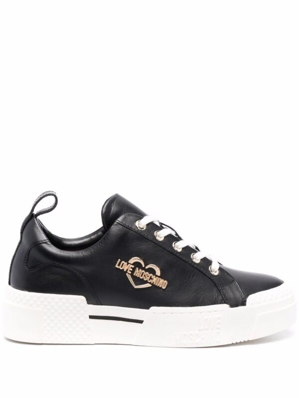 Love Moschino logo plaque sneakers