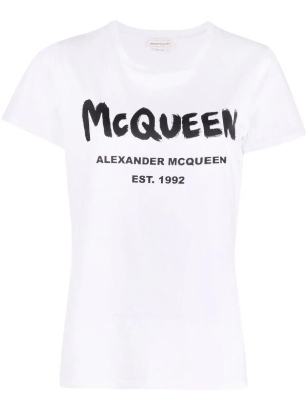 Alexander McQueen  logo-print cotton T-shirt