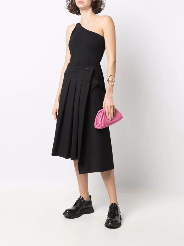 Alexander McQueen  open-back asymmetric bodysuit - Image 2
