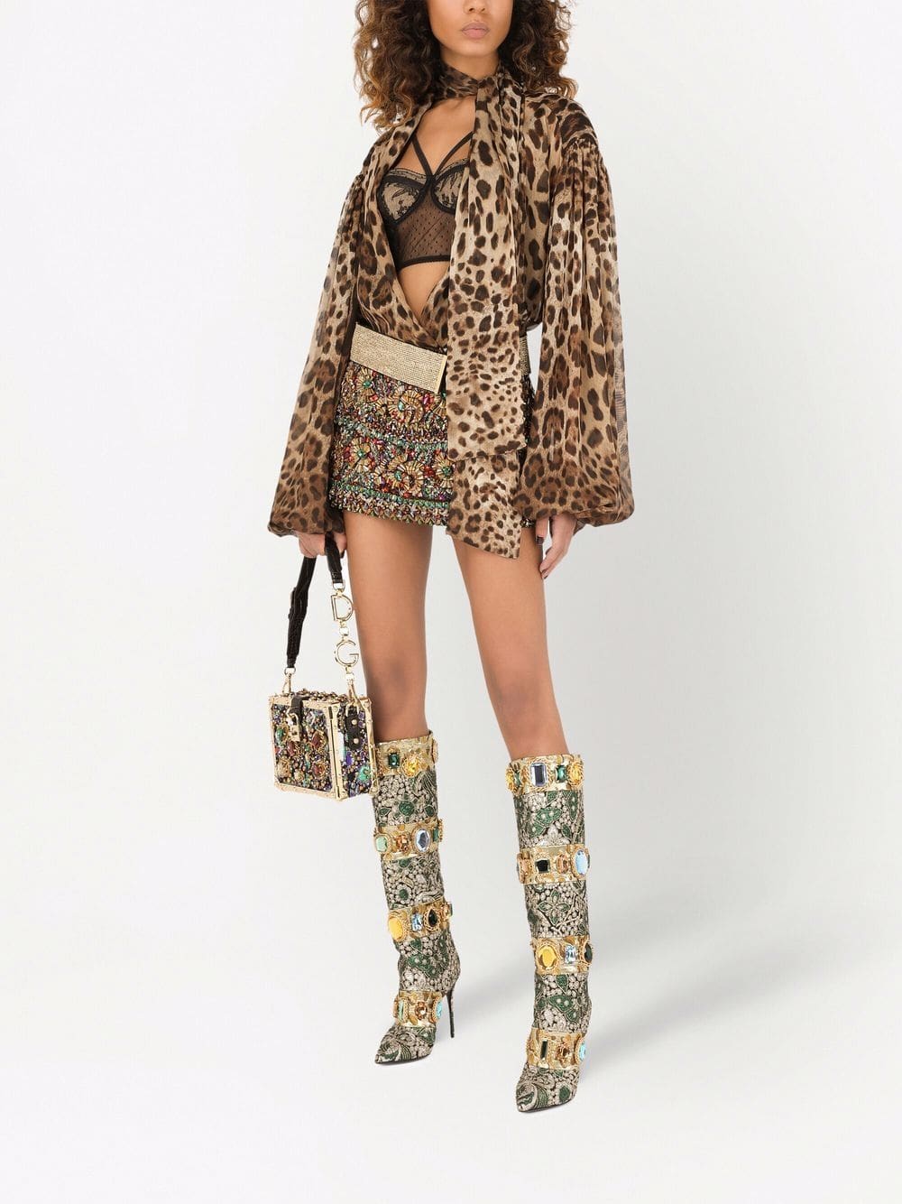 Dolce & Gabbana leopard-print chiffon shirt - Image 2