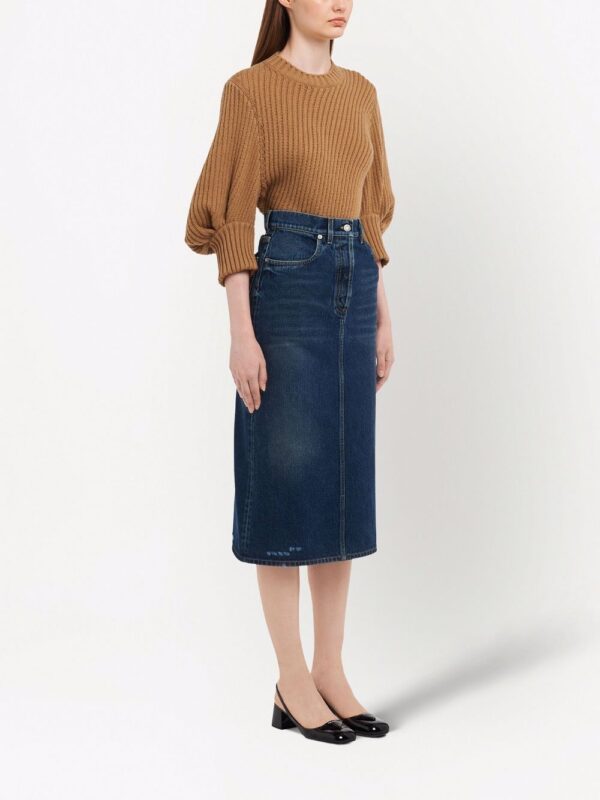 Prada  denim midi skirt - Image 3