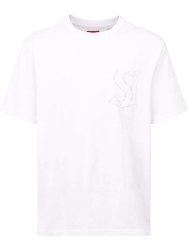 Supreme  laser cut S logo T-shirt