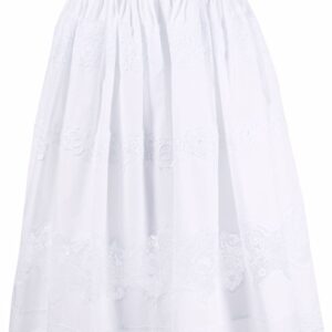 Dolce & Gabbana  floral lace flared midi skirt