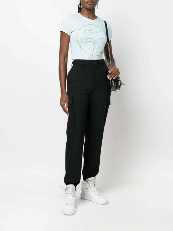 Philipp Plein  crystal skull cotton T-shirt - Image 2