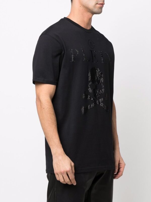 Philipp Plein  crystal-embellished T-shirt - Image 4