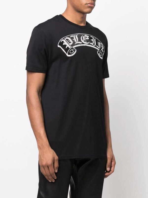 Philipp Plein  embellished-logo T-shirt - Image 4