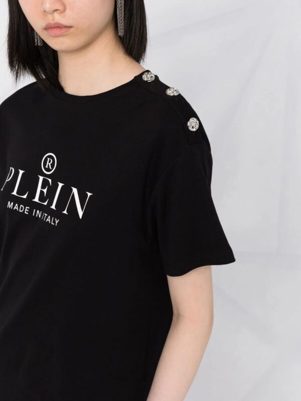 Philipp Plein  Made in Italy logo-print T-shirt - Image 3