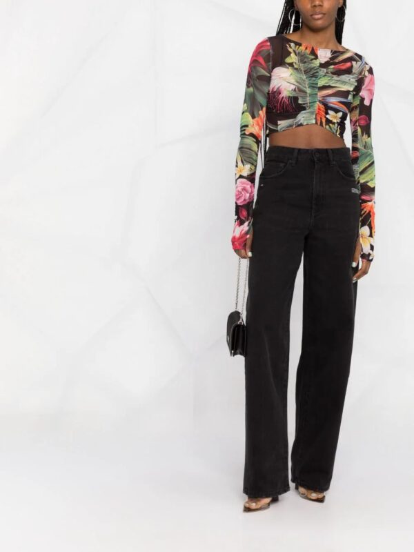 Philipp Plein  Flowers long-sleeve top - Image 2
