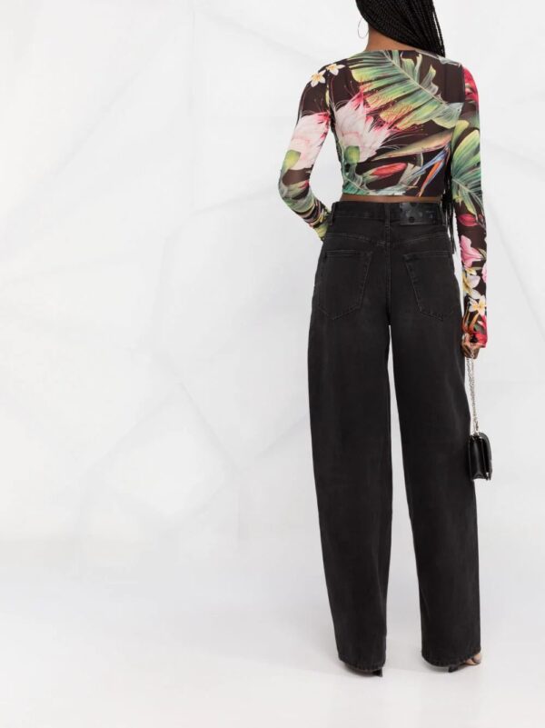 Philipp Plein  Flowers long-sleeve top - Image 4