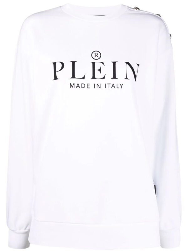Philipp Plein  logo-print crew neck sweatshirt