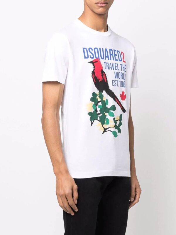 Dsquared2  graphic-print cotton T-shirt - Image 3