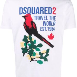 Dsquared2 graphic-print cotton T-shirt