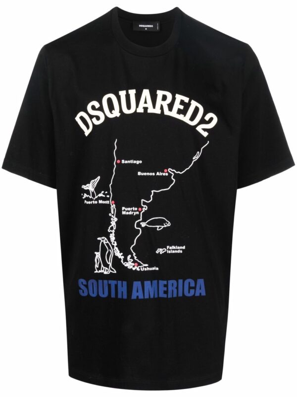 DSQUARED2  logo-print short-sleeve T-shirt