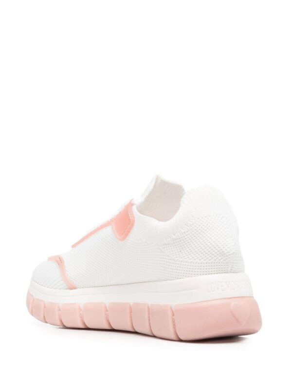 Love Moschino logo-print lace-up sneakers - Image 3