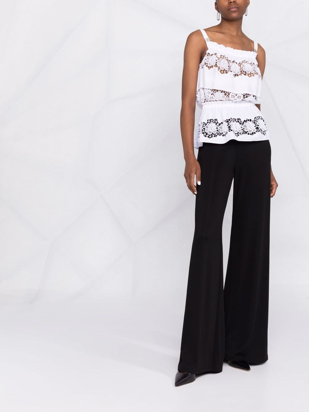 Dolce & Gabbana crochet-panel sleeveless top - Image 2