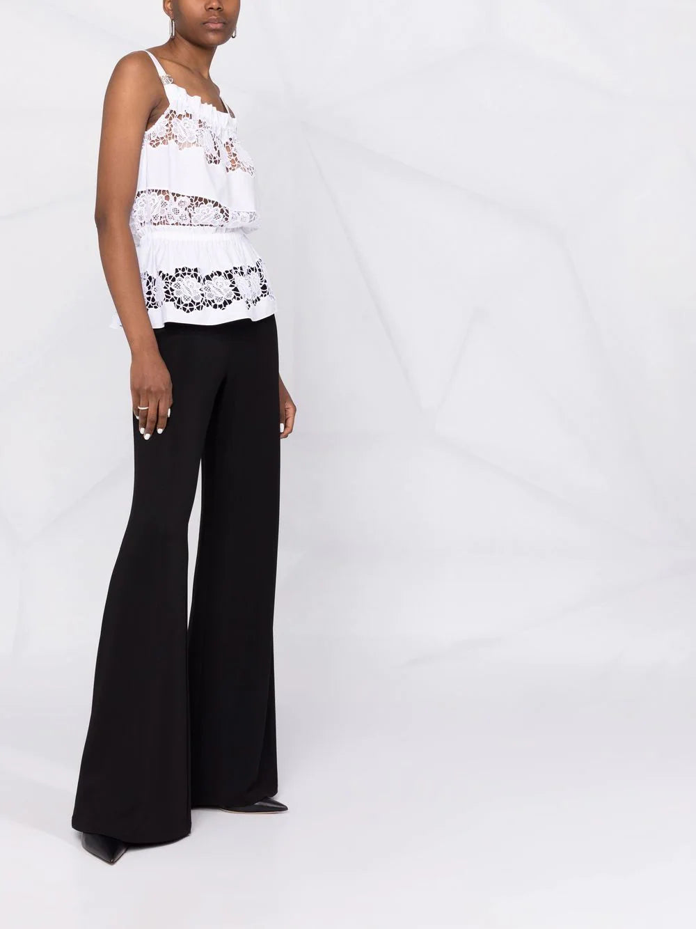 Dolce & Gabbana crochet-panel sleeveless top - Image 4