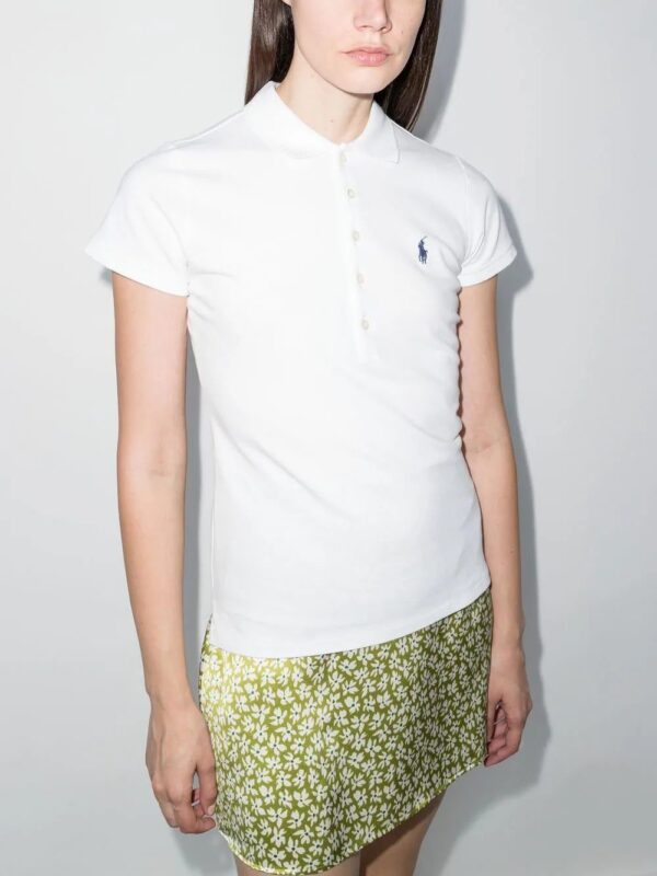 Polo Ralph Lauren  Julie embroidered logo polo shirt - Image 2