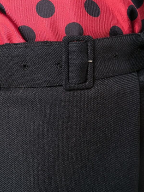 AMI Paris  high-waisted belted miniskirt - Image 4