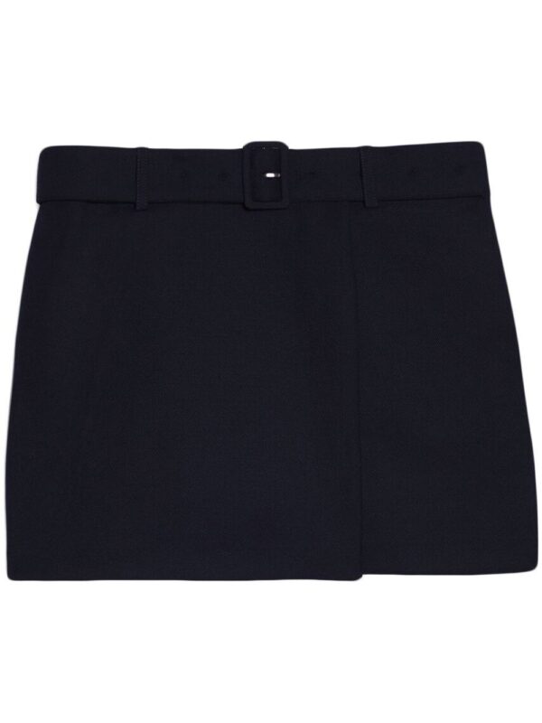 AMI Paris  high-waisted belted miniskirt