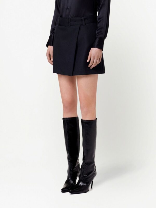 AMI Paris  high-waisted belted miniskirt - Image 2