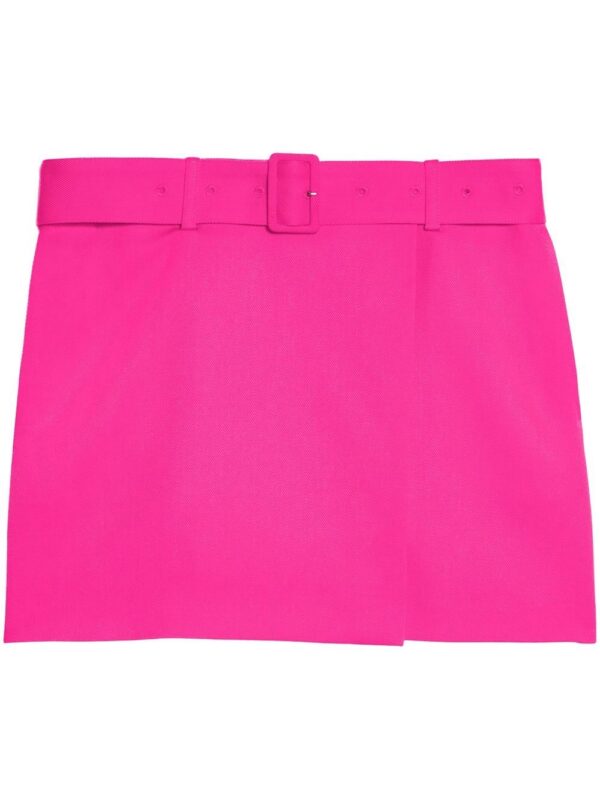 AMI Paris  belted midi skirt