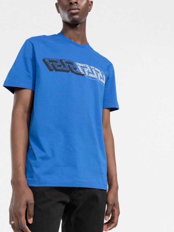 Versace  Greca-print logo T-shirt - Image 3