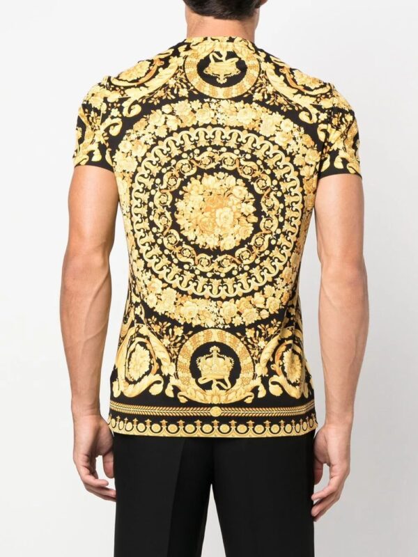 Versace  Barocco cotton T-shirt - Image 4