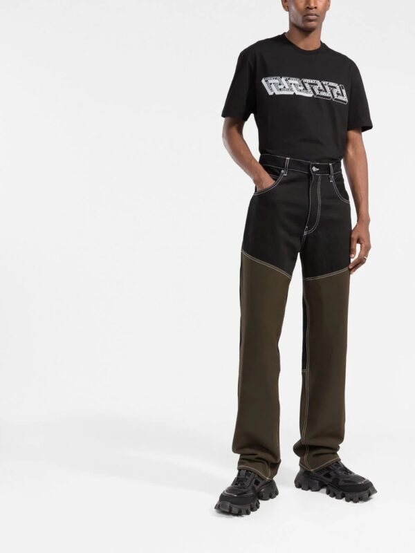 Versace Greca-print logo T-shirt - Image 2