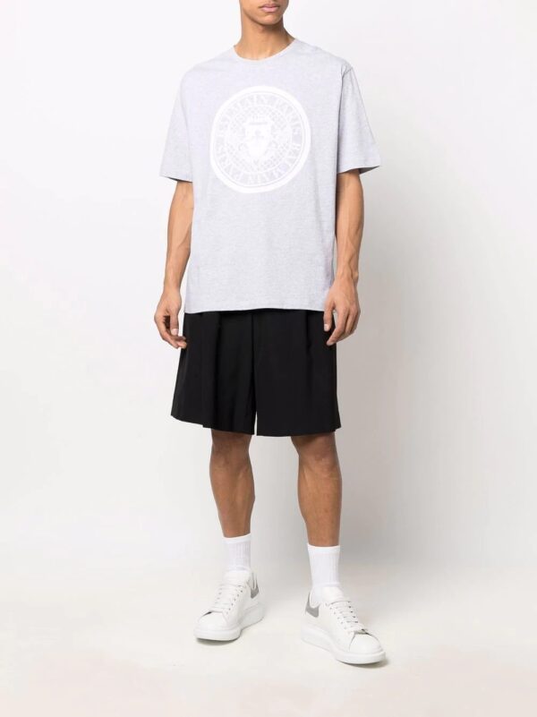 Balmain logo-print crewneck T-shirt - Image 2