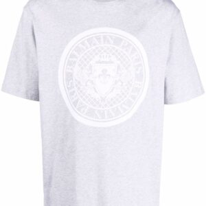 Balmain logo-print crewneck T-shirt