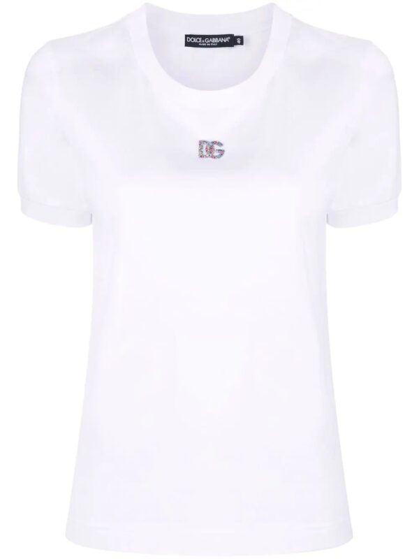 Dolce & Gabbana  crystal-embellished round-neck T-shirt