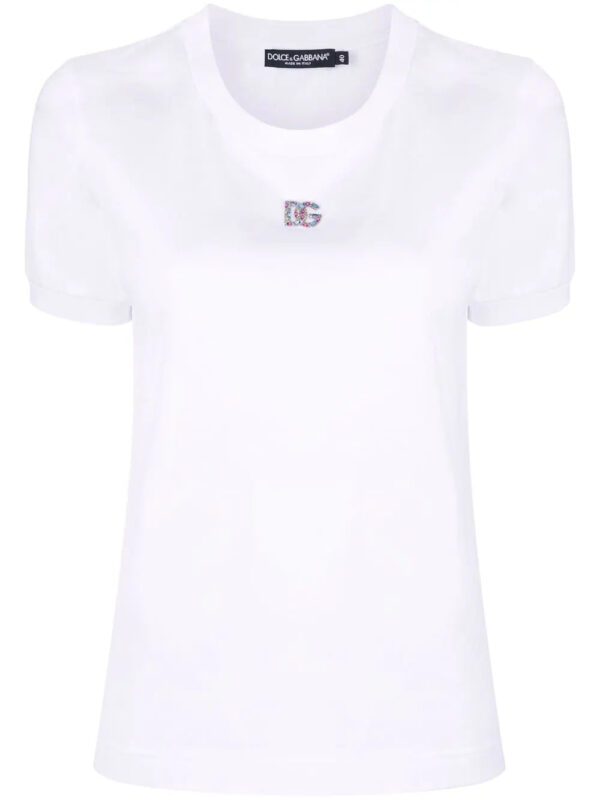 Dolce & Gabbana  crystal-embellished round-neck T-shirt