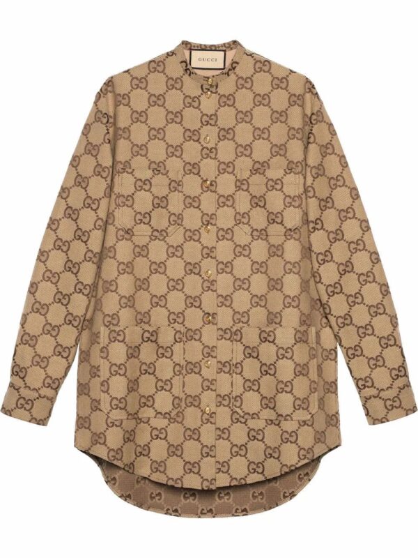 Gucci  GG Supreme canvas shirt