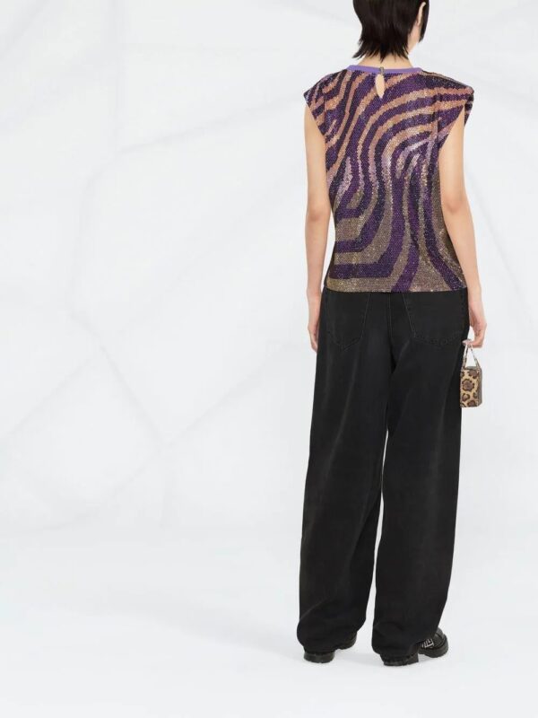 Philipp Plein  crystal-embellished T-shirt - Image 4