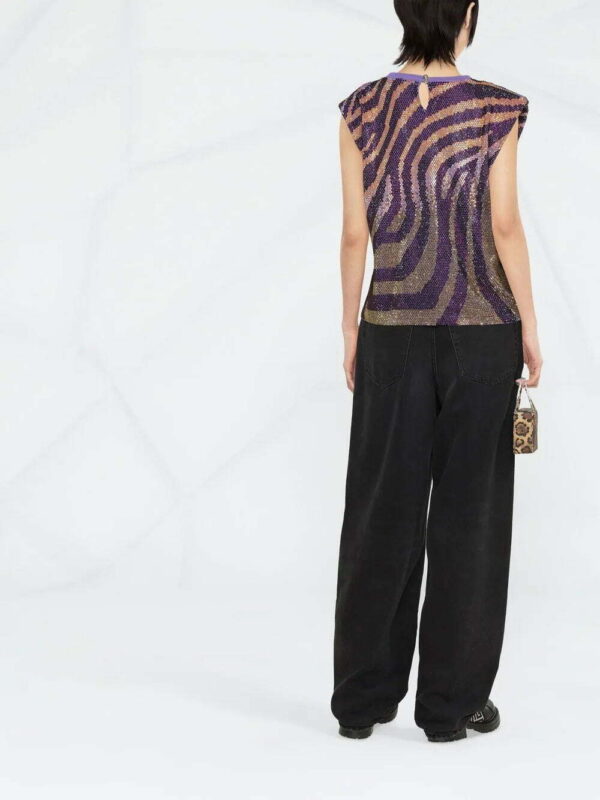 Philipp Plein  crystal-embellished T-shirt - Image 4