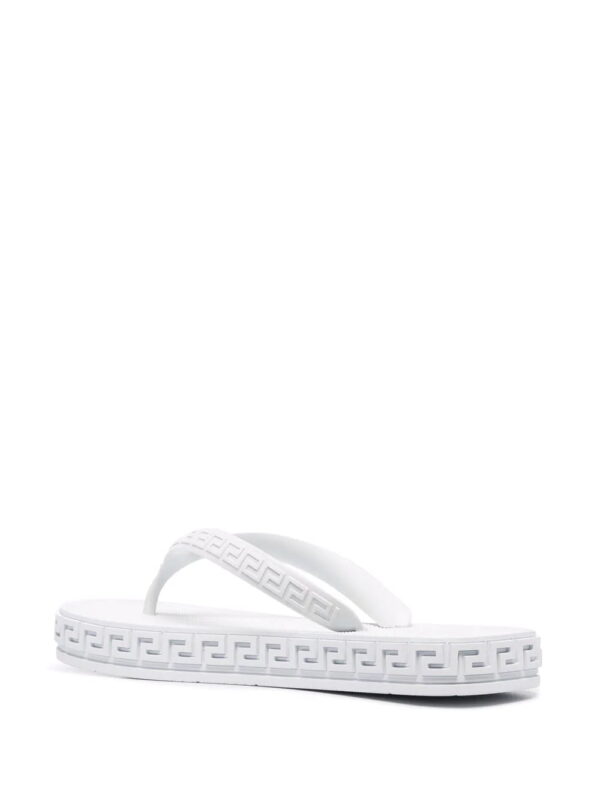 Versace  Greca-debossed flip flops - Image 3