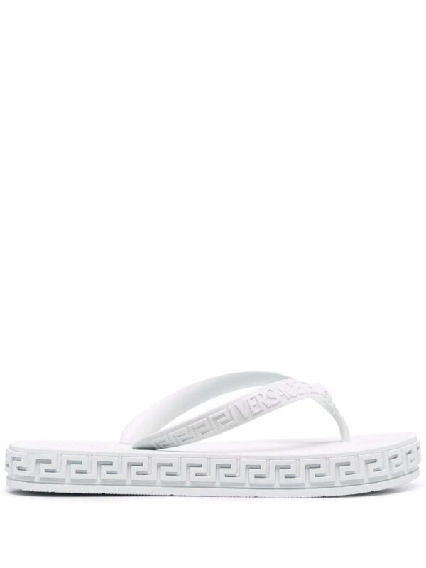 Versace  Greca-debossed flip flops